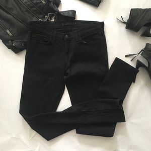 J Brand Jbrand The Deal Black w Zipper detail B-04